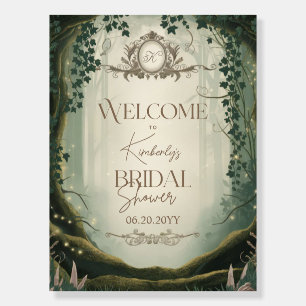 Enchanted Forest Bridal Shower Welcome Sign