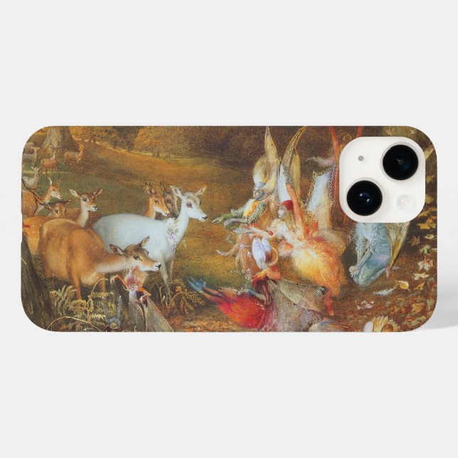 Enchanted Forest by artist John Anster Fitzgerald Case-Mate iPhone Case (Back (Horizontal))