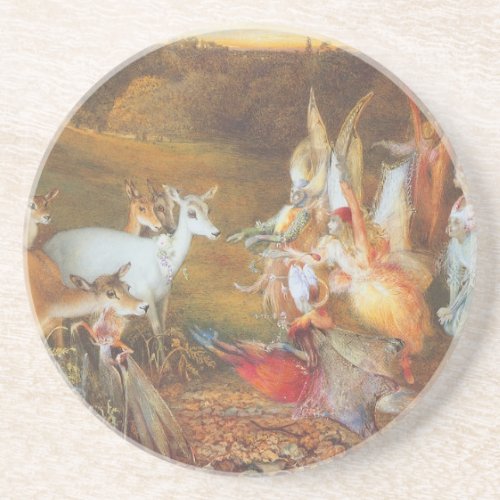 Enchanted Forest by artist John Anster Fitzgerald Coaster