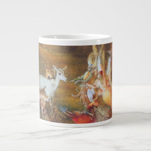Enchanted Forest by artist John Anster Fitzgerald Giant Coffee Mug