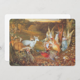 Enchanted Forest by artist John Anster Fitzgerald Invitation
