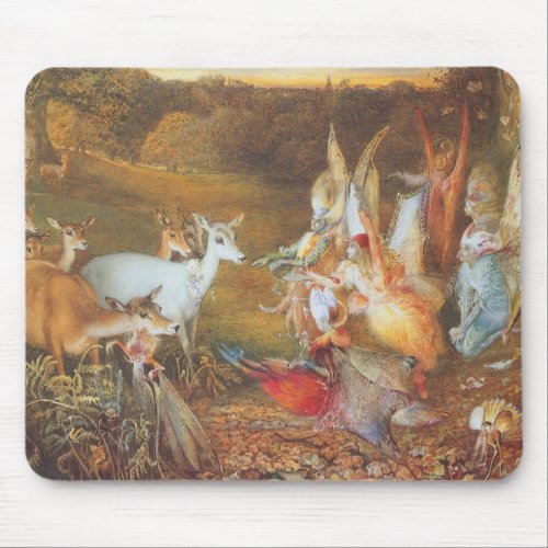Enchanted Forest by artist John Anster Fitzgerald Mouse Pad