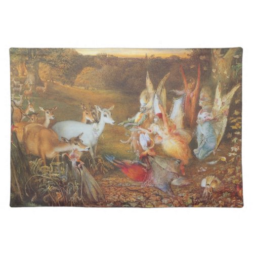 Enchanted Forest by artist John Anster Fitzgerald Placemat
