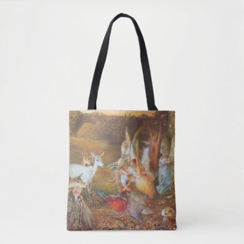Enchanted Forest by artist John Anster Fitzgerald Tote Bag