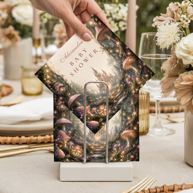 Enchanted Forest Castle Baby Shower Napkins (Creator Uploaded)