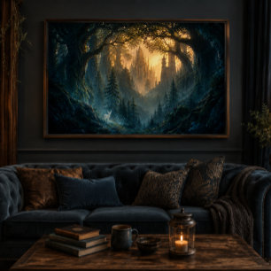Enchanted Forest Castle Gallery Wrap