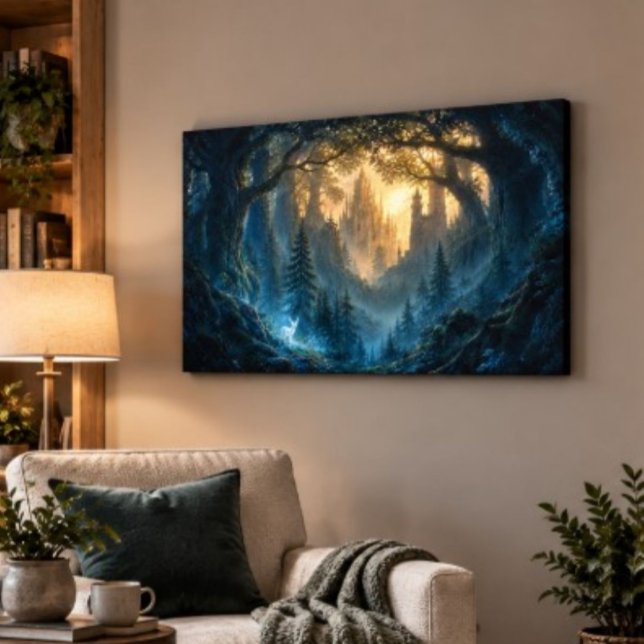 Enchanted Forest Castle Gallery Wrap (Creator Uploaded)