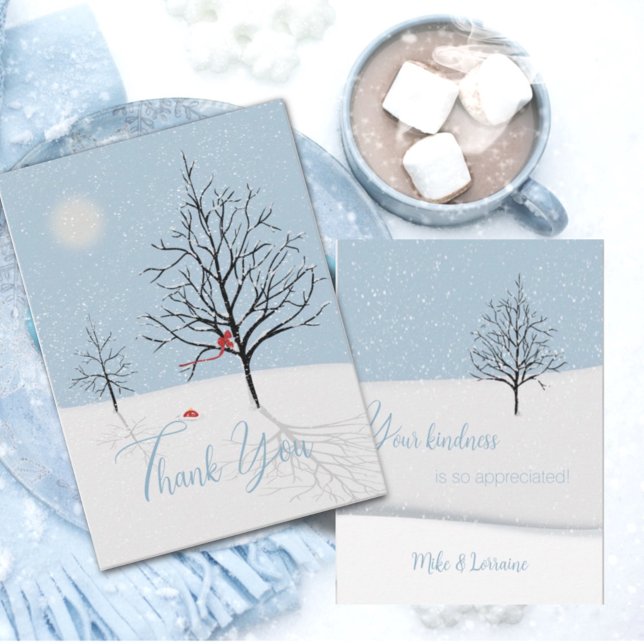 Enchanted Forest Christmas Day Thank You Card (Creator Uploaded)