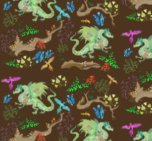 magical forest blankets throw