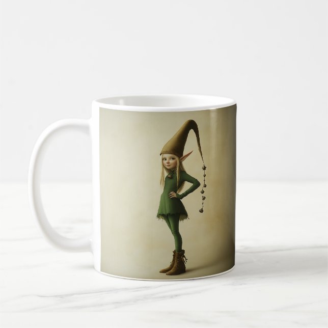 Enchanted Forest Elf Coffee Mug (Left)