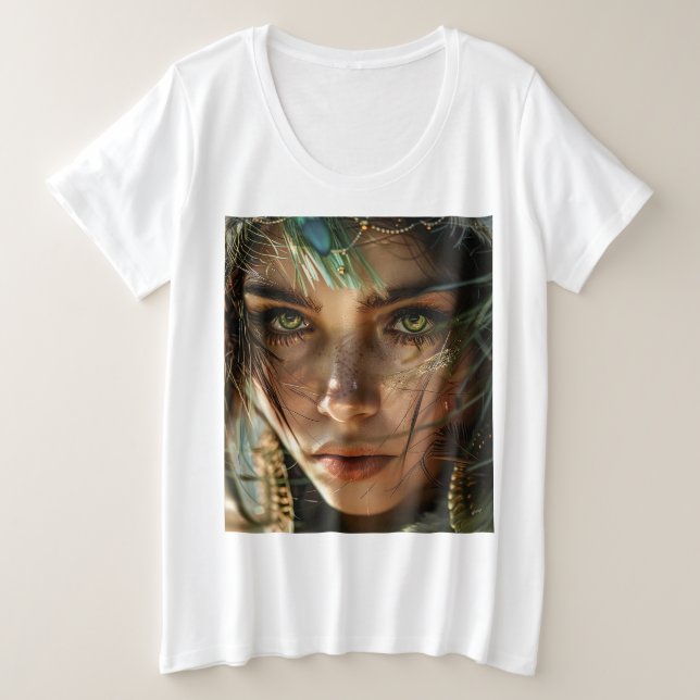 Enchanted Forest Eyes T-Shirt (Design Front)
