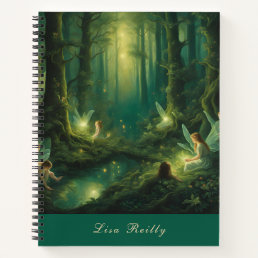 Enchanted Forest Fairies Notebook