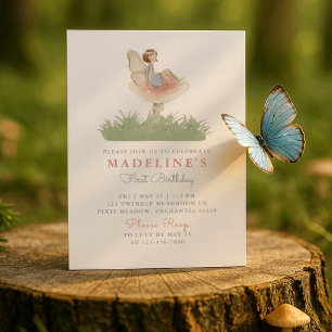 Enchanted Forest Fairy, Birthday Invitation