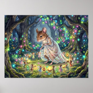 Enchanted Forest Fairy Ring Poster