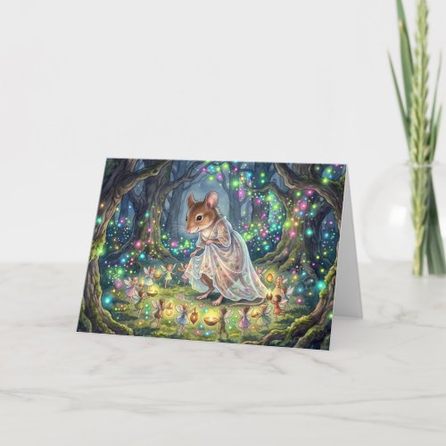 Enchanted Forest Fairy Ring Thank You Card