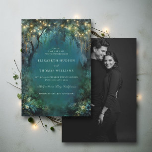 Enchanted Forest Fairy Woodland Photo Wedding Save The Date