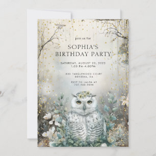 Enchanted Forest Fairytale Birthday Invitation