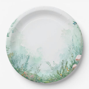 Enchanted Forest Fairytale Forest Baby Shower Paper Plates