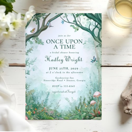 Enchanted Forest Fairytale Forest Bridal Shower