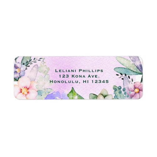 Enchanted Forest Fantasy Magical Unicorn Party Label