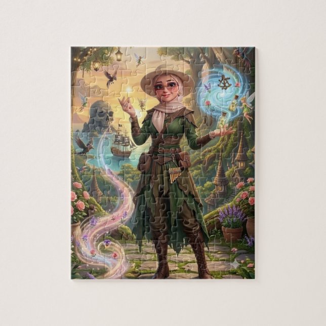 Enchanted Forest Fantasy Puzzle (Vertical)