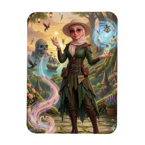 Enchanted Forest Fantasy Puzzle Magnet