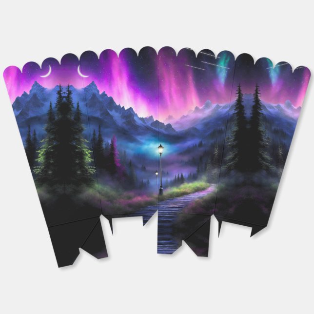 Enchanted Forest Favor Boxes (Unfolded)