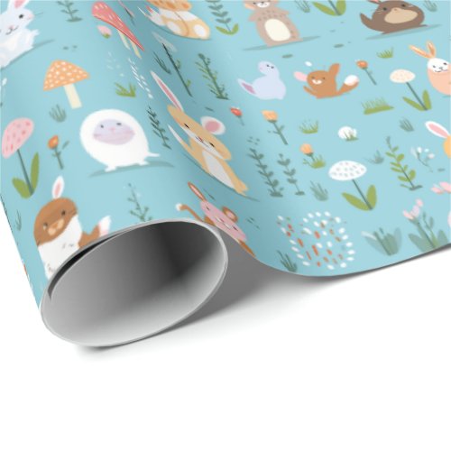 Enchanted Forest Friends Wrapping Paper