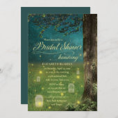 Enchanted Forest Garden Rustic Bridal Shower Invitation (Front/Back)