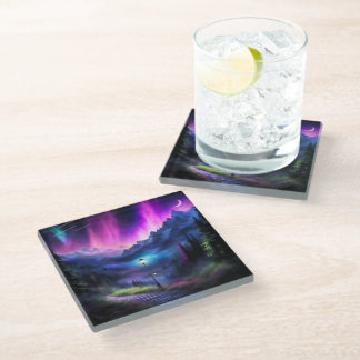 Enchanted Forest Glass Coaster