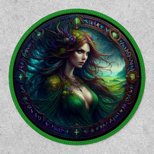 Enchanted Forest Goddess Art  Patch