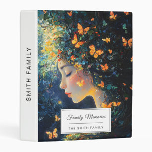 Enchanted Forest Goddess with Butterflies (5) Mini Binder