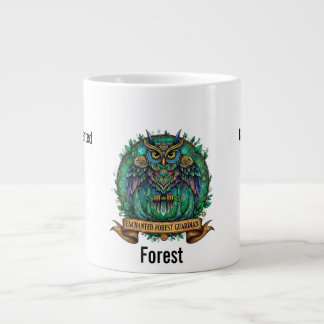 Enchanted Forest Guardian Giant Coffee Mug