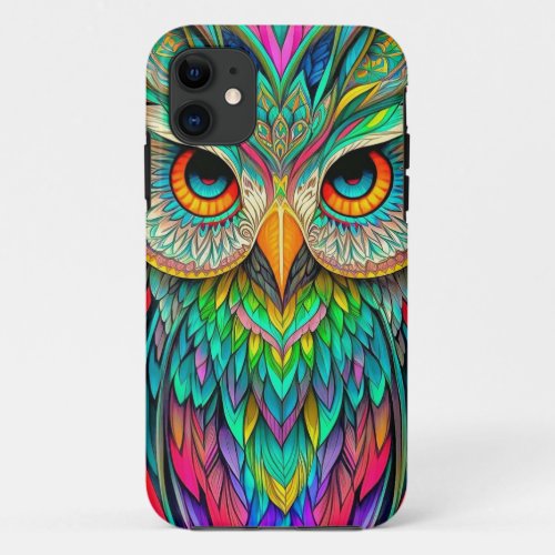 Enchanted Forest Guardian Owl iPhone Cover iPhone 11 Case