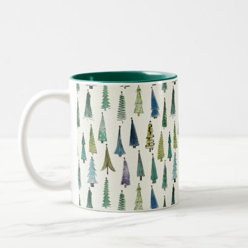 Enchanted Forest Holiday Two_Tone Coffee Mug