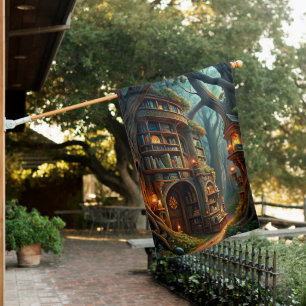 Enchanted Forest House Flag
