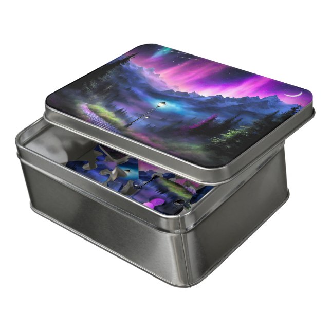Enchanted Forest Jigsaw Puzzle (Lid Open)