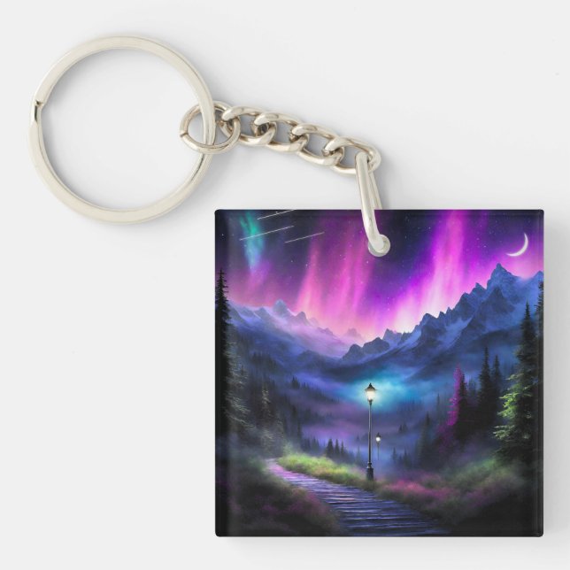 Enchanted Forest Keychain (Front)
