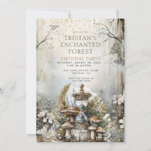 Enchanted Forest Kid's Birthday Party Invitation