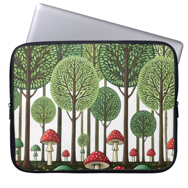 Enchanted Forest Laptop Sleeve (Front)