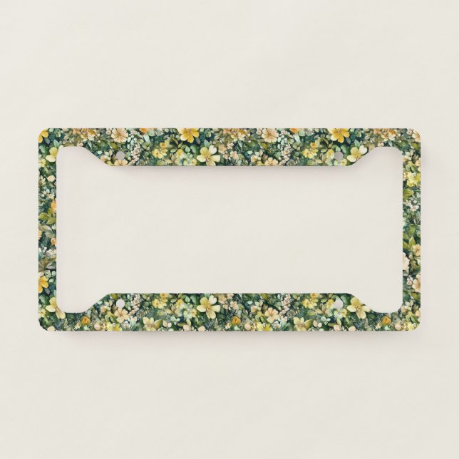 Enchanted Forest License Plate Frame (Front)