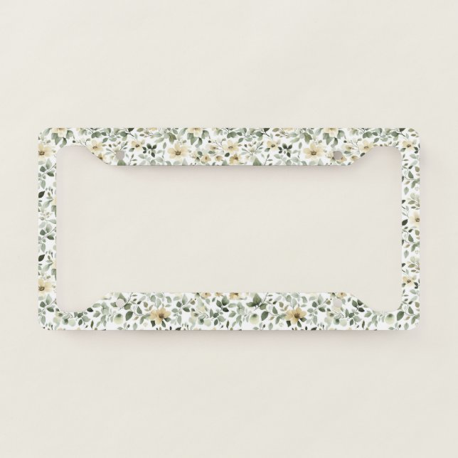 Enchanted Forest License Plate Frame (Front)