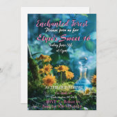 Enchanted Forest Magic Potion  Invitation (Front/Back)