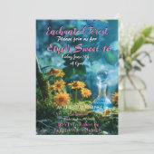 Enchanted Forest Magic Potion  Invitation (Standing Front)