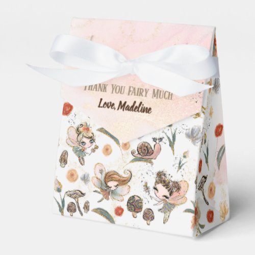 Enchanted Forest Magical Fairy Birthday Favor Boxes