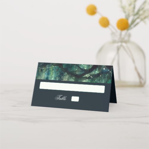 Enchanted Forest Magical Fairy Wedding Place Card