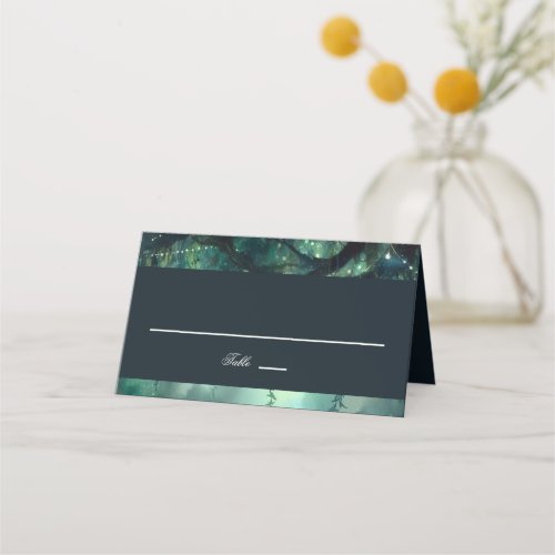 Enchanted Forest Magical Garden Wedding Place Card