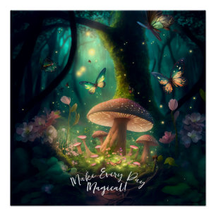 Enchanted Forest - Make Every Day Magical - Poster