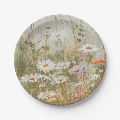 Enchanted Forest Mushroom Bridal Shower Paper Plates