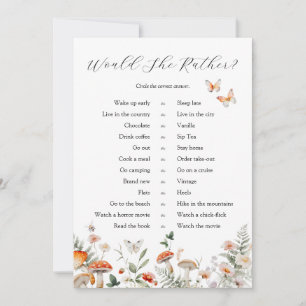 Enchanted Forest Mushroom Would She Rather Card